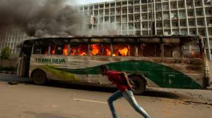 Hartal. Pic from Dhaka Tribune 