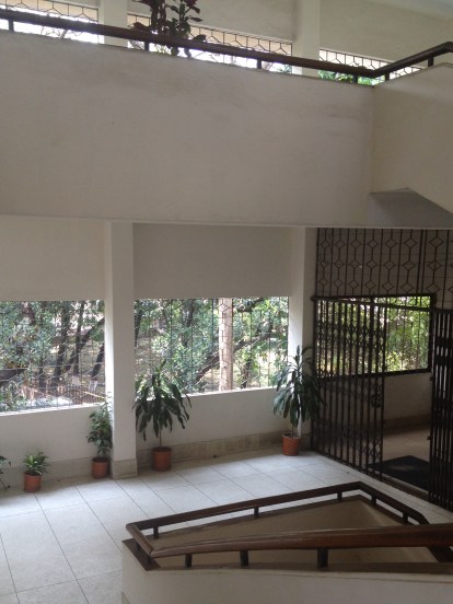 In the old hospital - Inside is quite open to the outside,